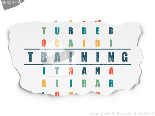 Image of Education concept: Training in Crossword Puzzle