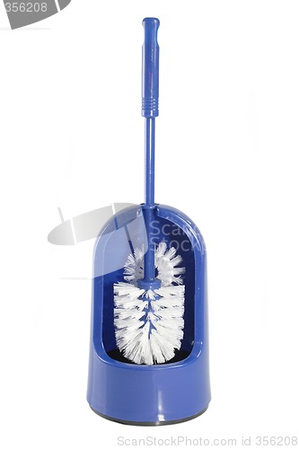 Image of Blue toilet brush