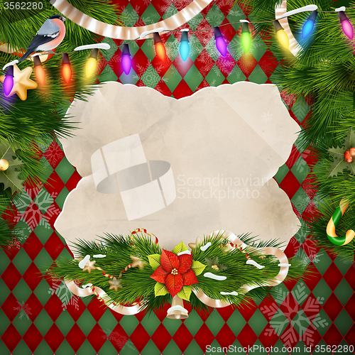 Image of Christmas background. EPS 10