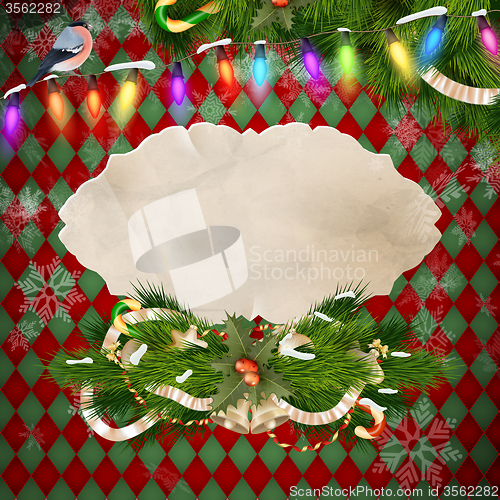 Image of Christmas decorations. EPS 10