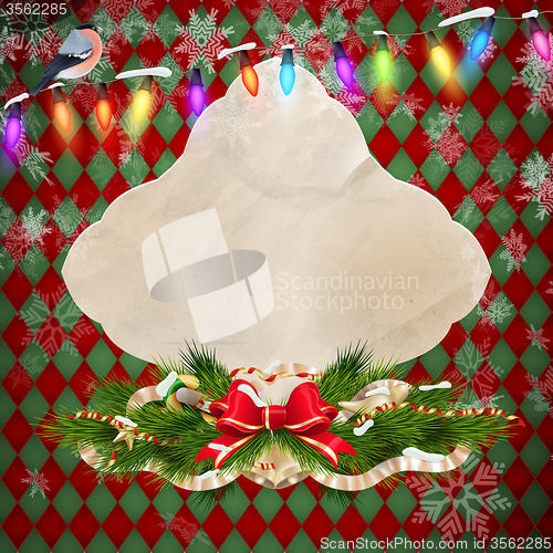 Image of Christmas background. EPS 10