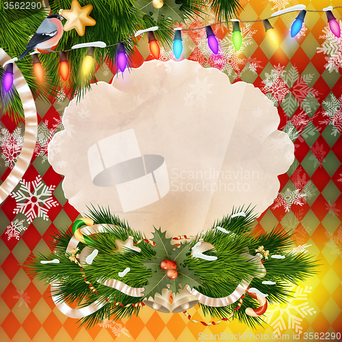 Image of Christmas background. EPS 10