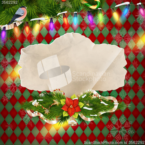 Image of Christmas decorations. EPS 10