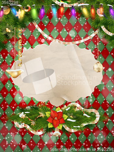 Image of Christmas background. EPS 10