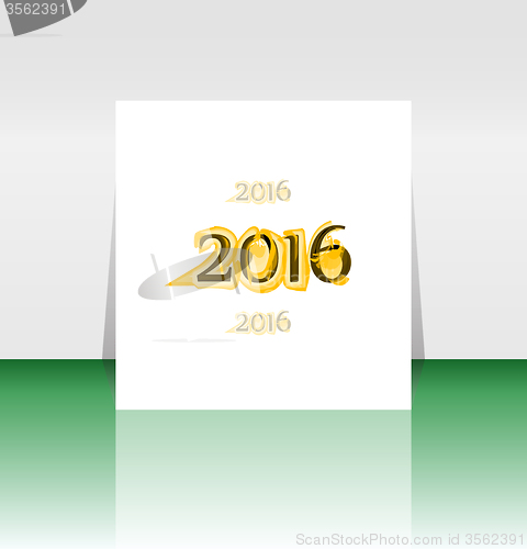 Image of 2016 Brochure Flyer design Layout template. abstract style