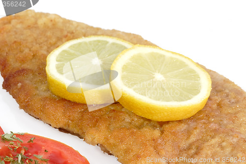 Image of Pork Meat with Lemon Slice