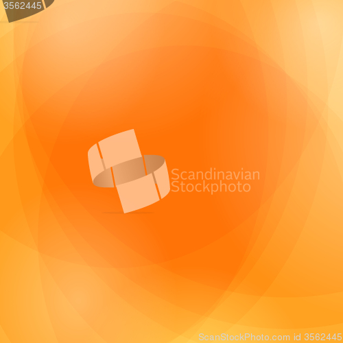 Image of Abstract Orange Wave Background