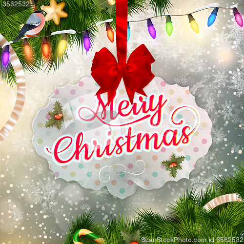 Image of Christmas decorations. EPS 10