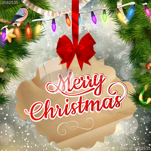 Image of Christmas background. EPS 10