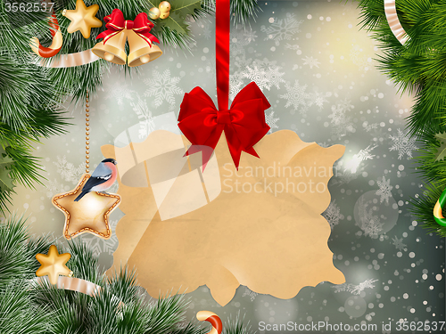 Image of Holidays illustration Card. EPS 10
