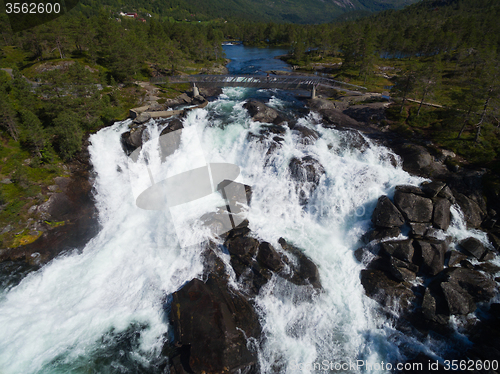 Image of Likholefossen waterfall in Norway