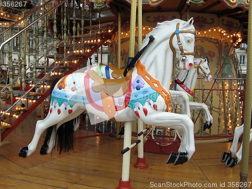 Image of Carousel horses