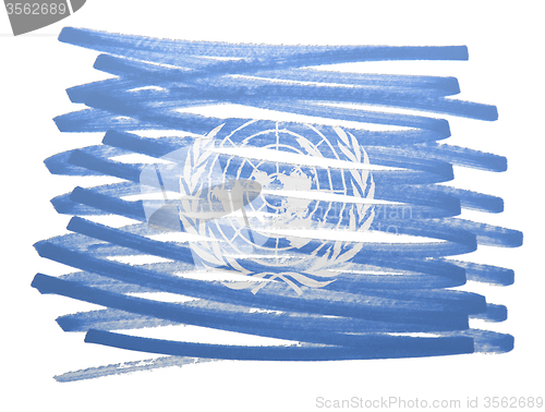 Image of Flag illustration - United Nations