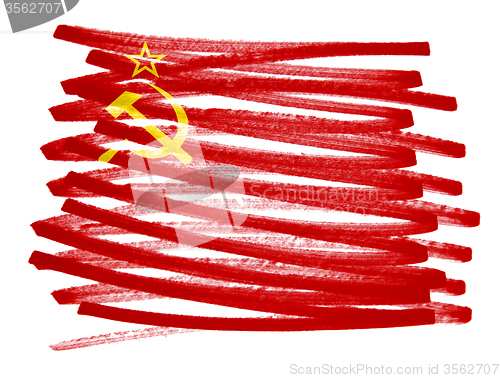 Image of Flag illustration - USSR