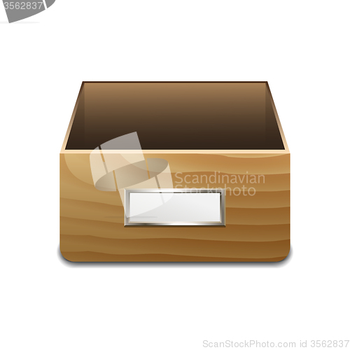 Image of Vector File Cabinet for Documents.