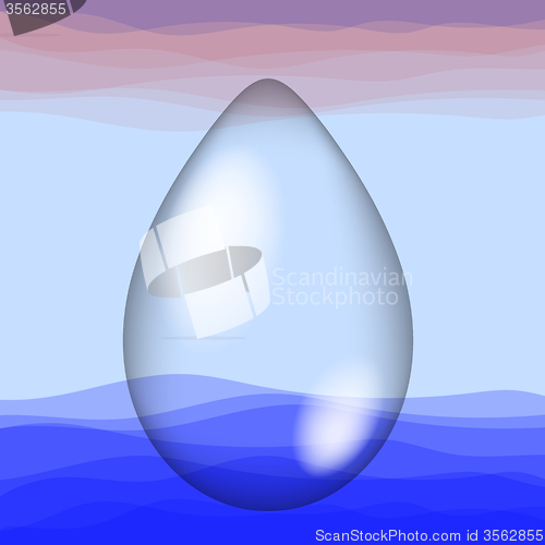 Image of Transparent Water Drop