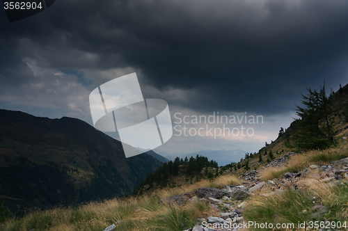 Image of Dramatic mountain landscape