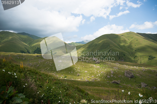Image of Hiking in mountains