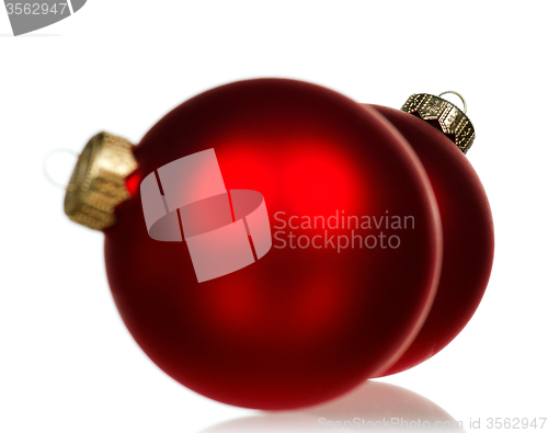 Image of Red baubles