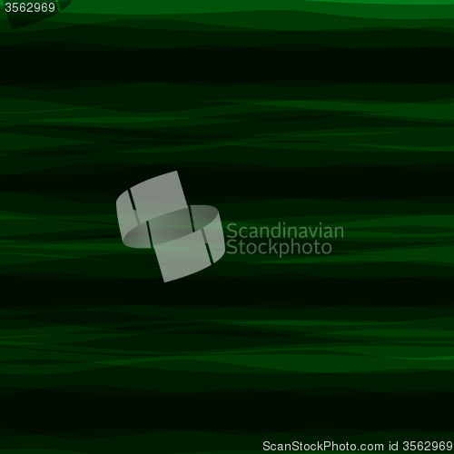 Image of Abstract Green Horizontal Wave Background