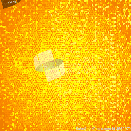 Image of Abstract Yellow Mosaic Background