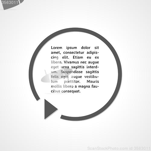 Image of play symbol and circle
