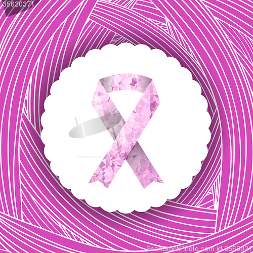 Image of Breast Cancer Awareness Pink Ribbon