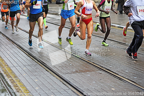 Image of Marathon running