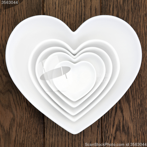 Image of Heart Shaped Dishes