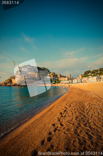 Image of Tossa de Mar, Catalonia, Spain, JUNY 23, 2013, the panorama over