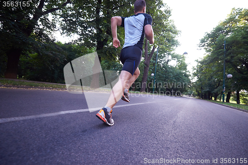 Image of man jogging