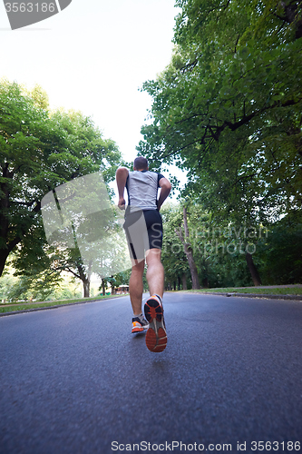 Image of man jogging