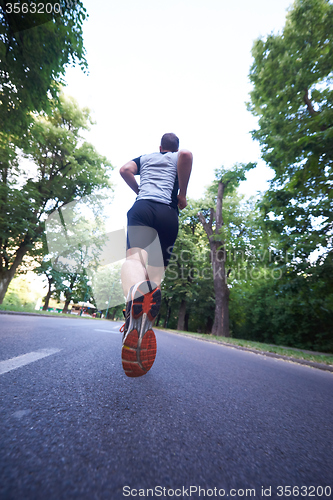 Image of man jogging