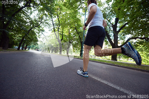 Image of man jogging