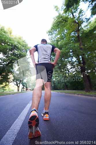 Image of man jogging