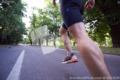 Image of man jogging