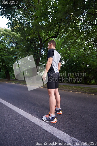 Image of man jogging