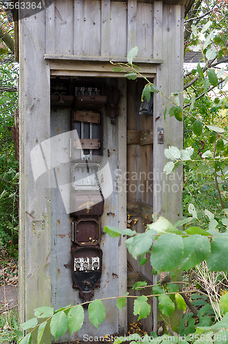 Image of old electrical cabinet