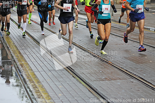 Image of Marathon running