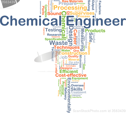 Image of Chemical engineer background concept