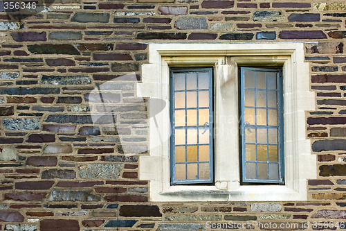 Image of Stone house window