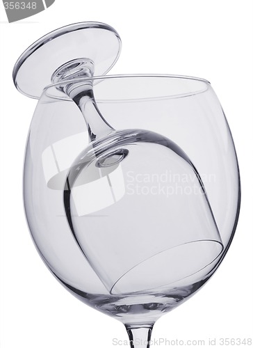 Image of Two glasses isolated