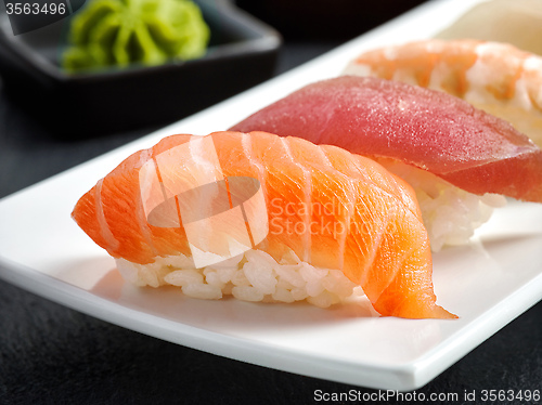 Image of various sushi