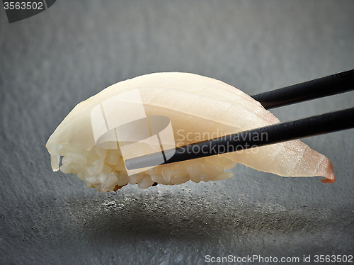 Image of sea bream sushi