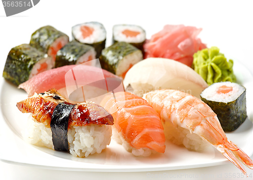 Image of various sushi