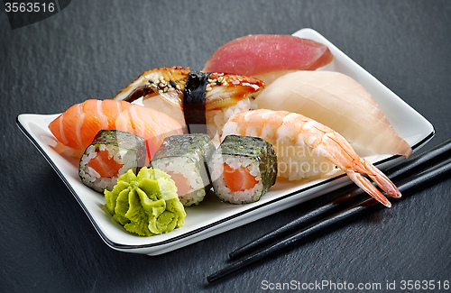 Image of various sushi