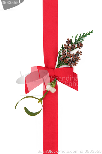 Image of Christmas Ribbon and Flora