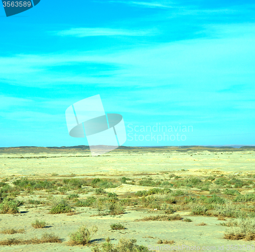 Image of street  in    valley  morocco    africa the atlas dry mountain a