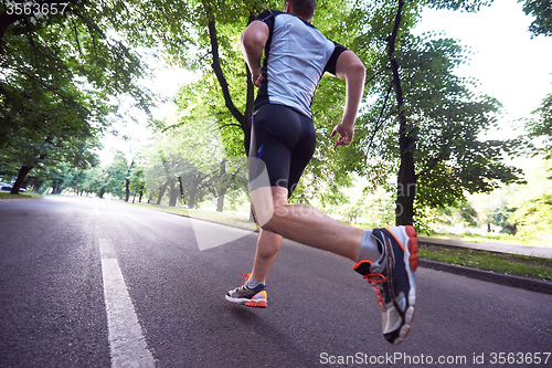 Image of man jogging