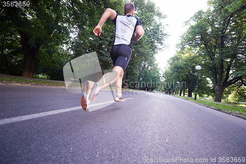 Image of man jogging